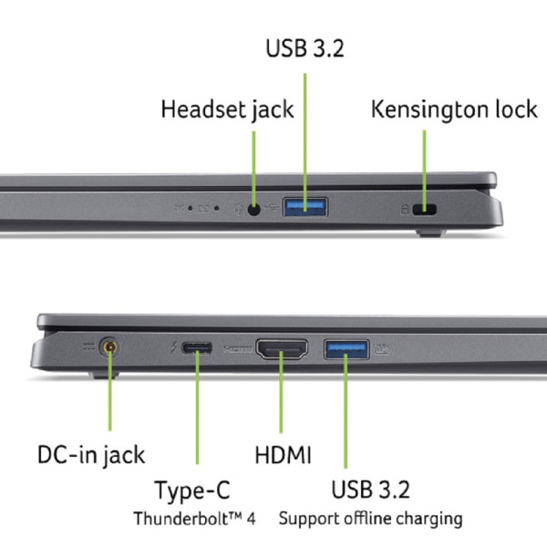 acer Aspire A15-51M-54CF 灰【Core 5 120U/16G/512G SSD/Win11】15.6吋 效能娛樂筆電