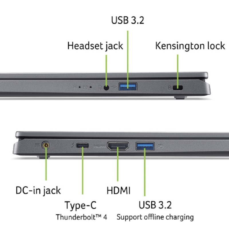 《喜迎新春》宏碁 acer Aspire A15-51M A15-51M-54CF 灰 送PD充電器【Core 5 120U/16G/512G SSD/Win11】15.6吋 效能娛樂筆電