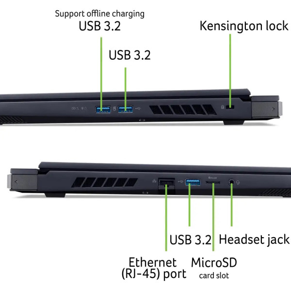 宏碁 acer Predator Helios PH16-72-72X5 黑【i7-14700HX/32G/RTX 4070 8G/1TB SSD/QHD+/240Hz/Win11】16吋 掠奪者電競筆電