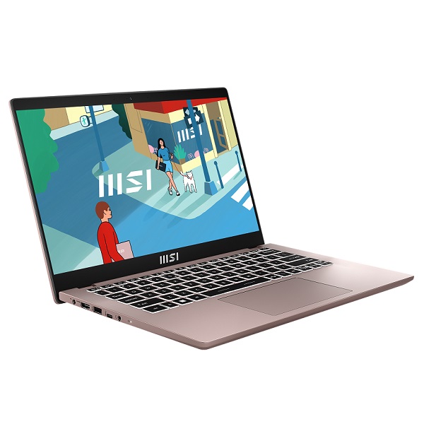 【期間限定】微星 MSI Modern 14 C13M 粉 送羅技無線鍵鼠組【i7-1355U/16G/1TB SSD/FHD/Win11】14吋 輕薄商務筆電