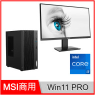 MSI PRO DP180 13-031TW	黑【i7-13700/16G/512G SSD+1TB HDD/Wi-Fi 6e/COM Port/Win11】 商用桌上型電腦螢幕組