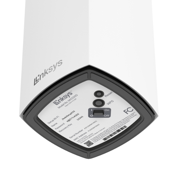 Linksys Velop MX5503 Mesh(AX5400) 網狀路由器三入組【Wi-Fi 6/雙頻/雙核心/美國知名品牌/大坪數透天等適用】